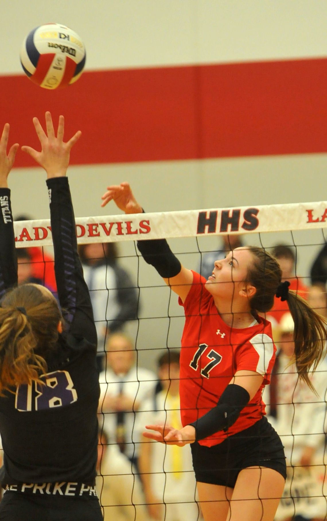 Orion vs El Paso Sectional volleyball tournament
